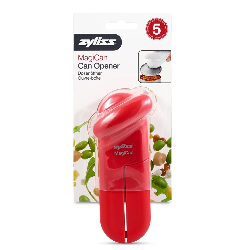 ZYLISS MagiCan Manual Can Opener - Red