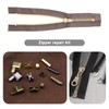 ECSiNG 20 Sets Zip Repair Kit #3#5#8#10 Metal Zipper Latch
