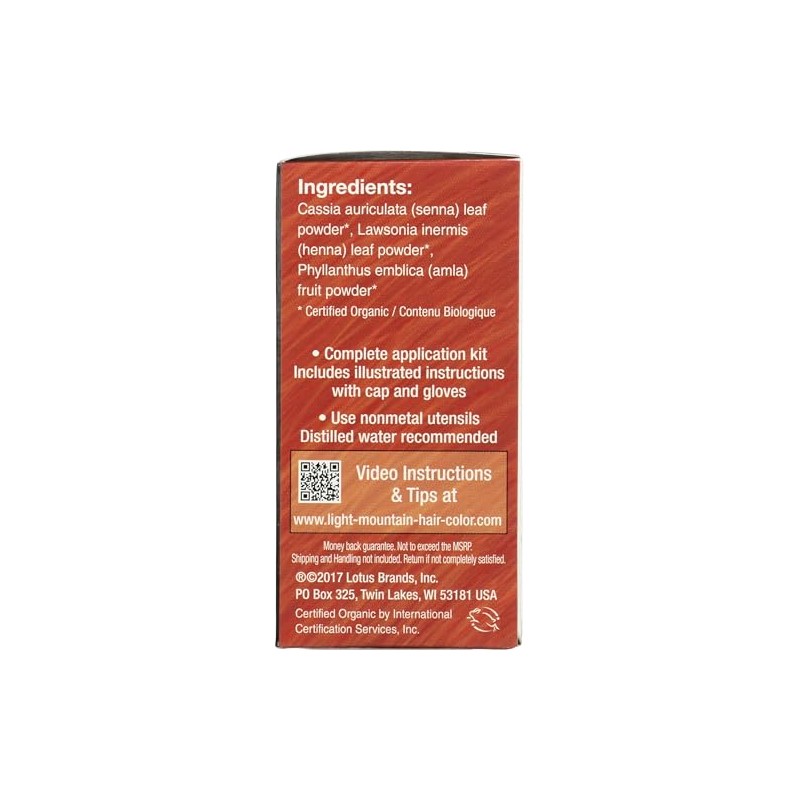 Hair Color, Red-Light 4 Oz by Light Mountain