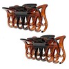 Mytoptrendz® Set of 2pcs Hair Claws Clip Clamp Plastic Grip