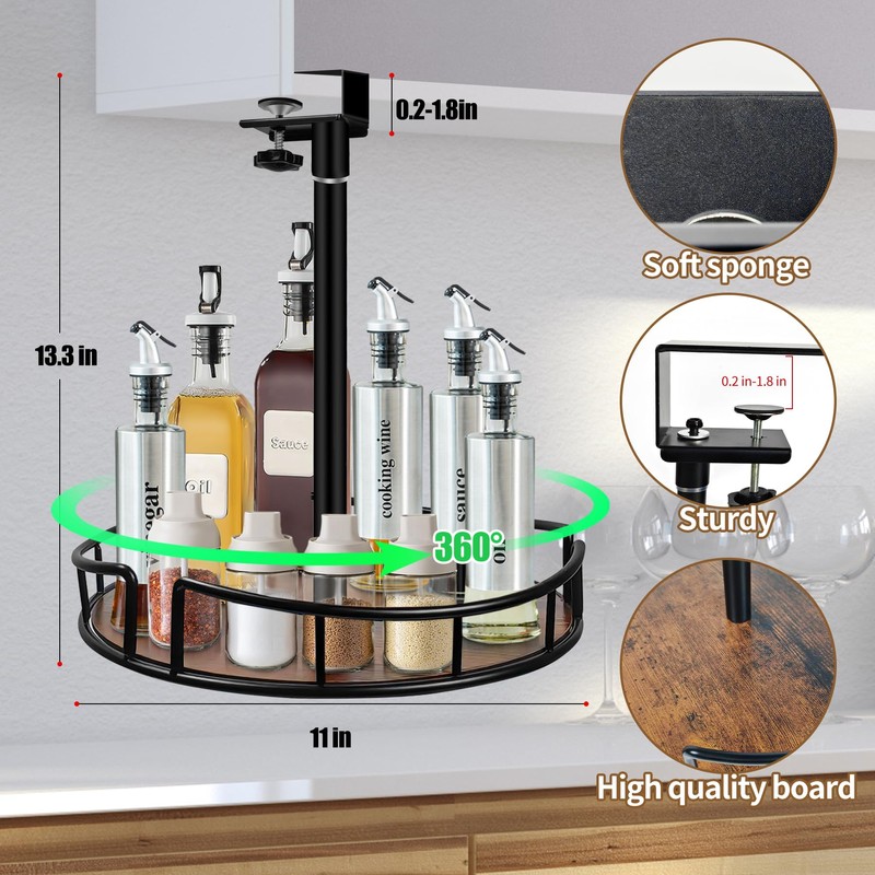 Under Shelf Basket,Hanging Storage Baskets for Efficient Kitchen and Cabinet