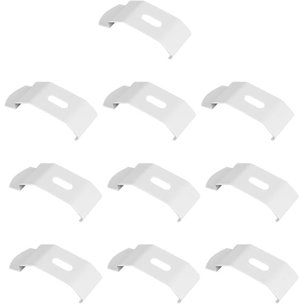 Zodazoqa 10 Pieces Vertical Blind Top Fix Brackets for wide