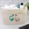 Large 'Anniversary Lovebirds' Canvas Organiser/Storage Bag (OR00034939)