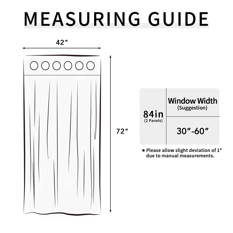 Easy-Going Blackout Curtains for Bedroom, Solid Thermal Insulated Grommet and