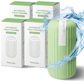 Fresh & Fresh Automatic Toilet Bowl Cleaners (Forest Green) - 4 Bottles(UPTO 2500 FLUSHES/Bottle), Commercial and Residential Toilet Cleaner 3-4 MONTH Lasting Toilet Bowl Cleaner Bottle
