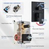 Ackwave Shower Faucet Matte Black Shower System with 8 Inches