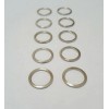 Diamondblades4us 10 Pack Diamond Blades Adapter Bushings Steel 1" to