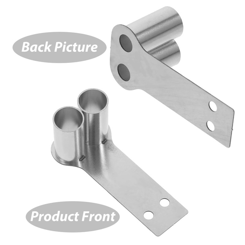 ibasenice Replacement 1:10 RC Car Simulation Exhaust Pipe Double Pipe,