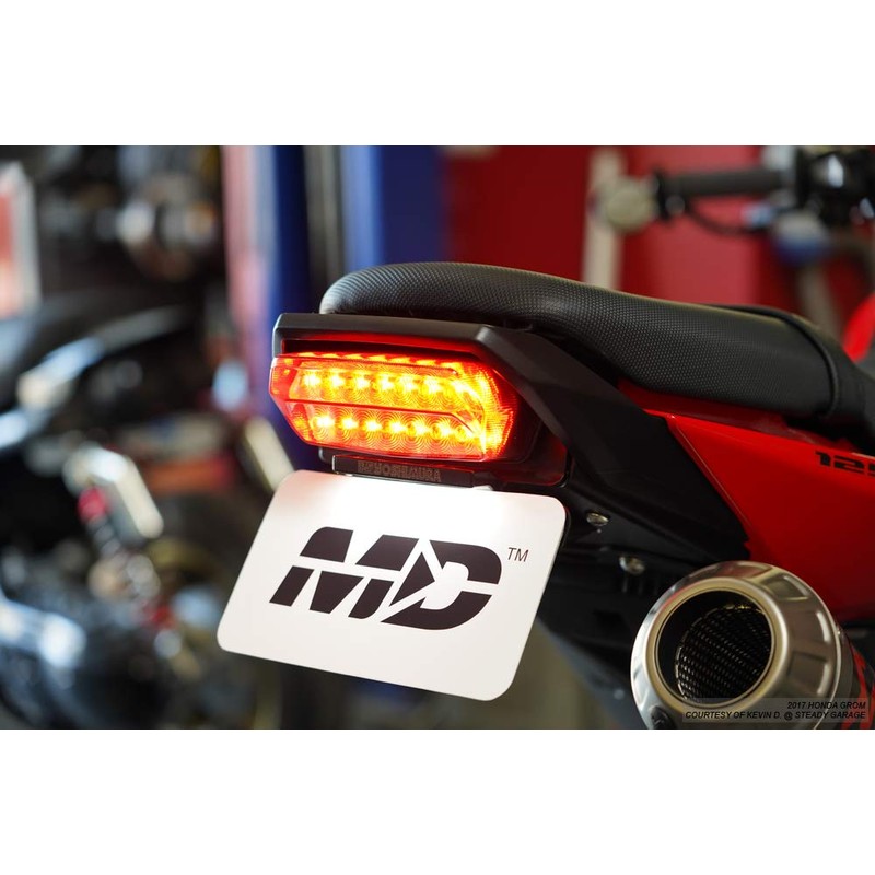 Integrated Sequential LED Tail Lights Smoke Lens Version 2 fits