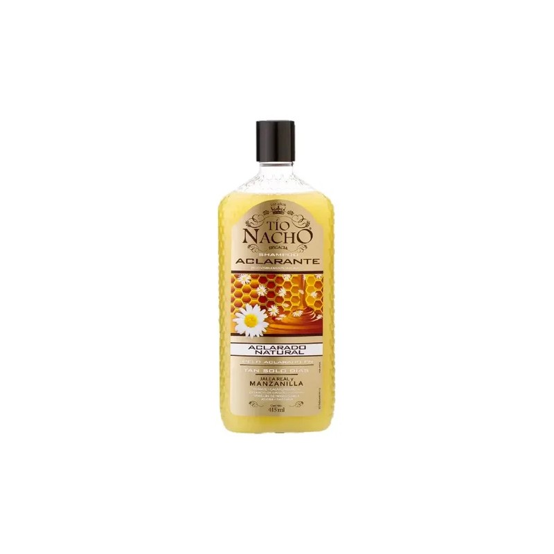 Shampoo Tío Nacho Aclarante X 415 Ml Jalea Real Manzanilla