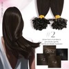 Moresoo Utip Hair Extensions Human Hair Dark Brown U Tip