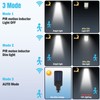 Solar Street Lights Outdoor Waterproof, Parking Lot Lights Dusk to