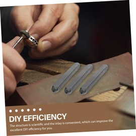 Hohopeti 9pcs Heart Design Metal Stamping Tool for Jewelry Crafting Steel Punch Stamps for Leather and Wood Precision and Personalization