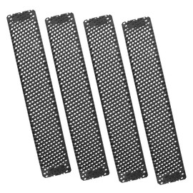 Omninmo 10-Inch Curved Flat Standard Cut Replacement Blade, 4 Pack Steel Shaver Cheesegrater Rasp for Surform Pocket Plane, Dent Repairs, Wood Fiberglass, Shaping Curved Surfaces Hand Plane Scraper