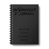 Gym Workout Log Book - Leather Cover Fitness Planner with