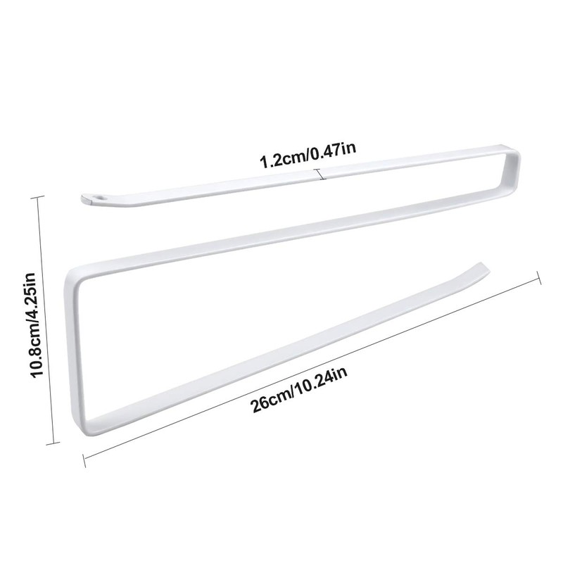 Cozlly 25cm Kitchen Roll Holder, Kitchen Paper Towel Holder Under