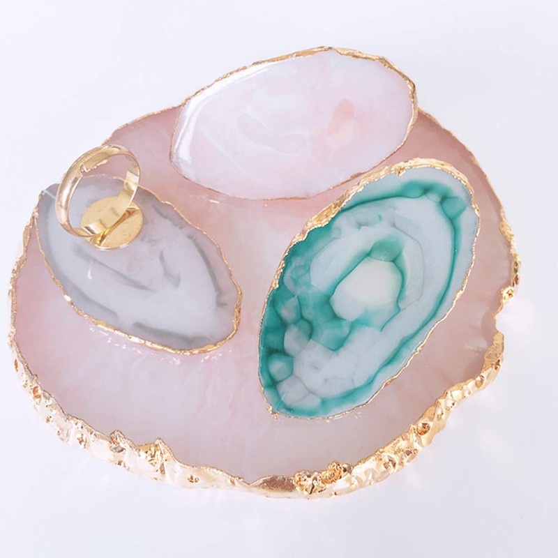 Grokebo Makeup Tools Art Plate Nail Art Palette Oval Irregular