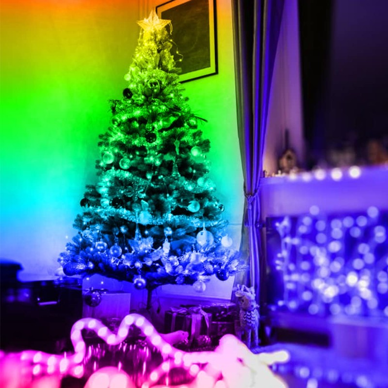 Battery Powered LED Strip Lights 25ft, Battery Operated LED Light