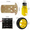 The perseids DIY Robot Smart Car Chassis Kit with Speed