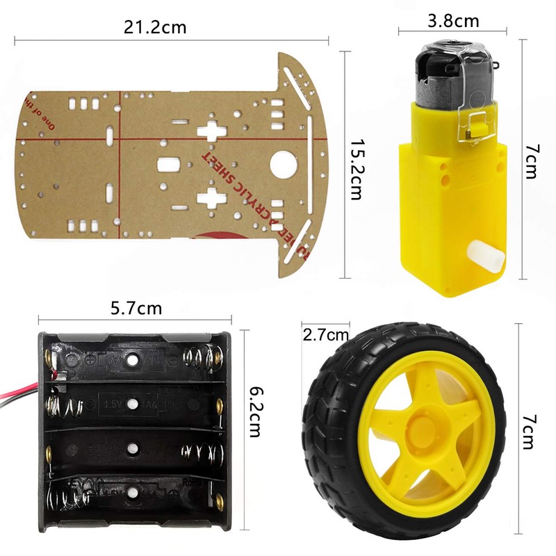 The perseids DIY Robot Smart Car Chassis Kit with Speed