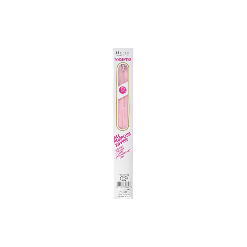 Coats: Thread & Zippers F7222-030 Cremallera de plástico multiusos, 22