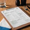 Olympia Menu Clipboard A4, Brown, Menu Presentation Clip Board, MDF,