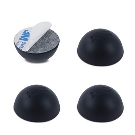 Sound Addicted Sound Addicted Subble 1.2'' (4 Pack) Silicone Feet Isolation for Amplifiers, Decks or Any Other Audio Equipment, Non-Skid Hemisphere with Adhesive (Sustain up to 24lb) | Subble