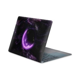 Skins4u Laptop Aufkleber, Notebook Skin Schutzfolie, Seidenmatt, Kratzfest, Blasenfrei, Selbstklenend Vinylfolie Rückstandslos Entfernbar 10 bis 17 Zoll Laptops (Purple Space, 25,4 x 20,3cm)