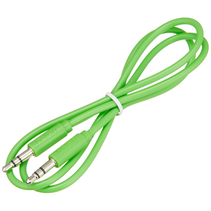 【VGP 2022受賞】 Belkin マルチイヤホンスプリッター イヤホン分配・分岐 RockStar ライトグリーン F8Z274btGRN