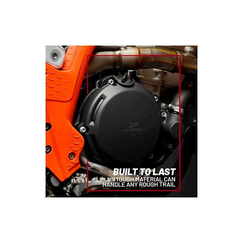 POLISPORT 91375 – Engine Covers Protection Kit KTM, HUSQVARNA Black