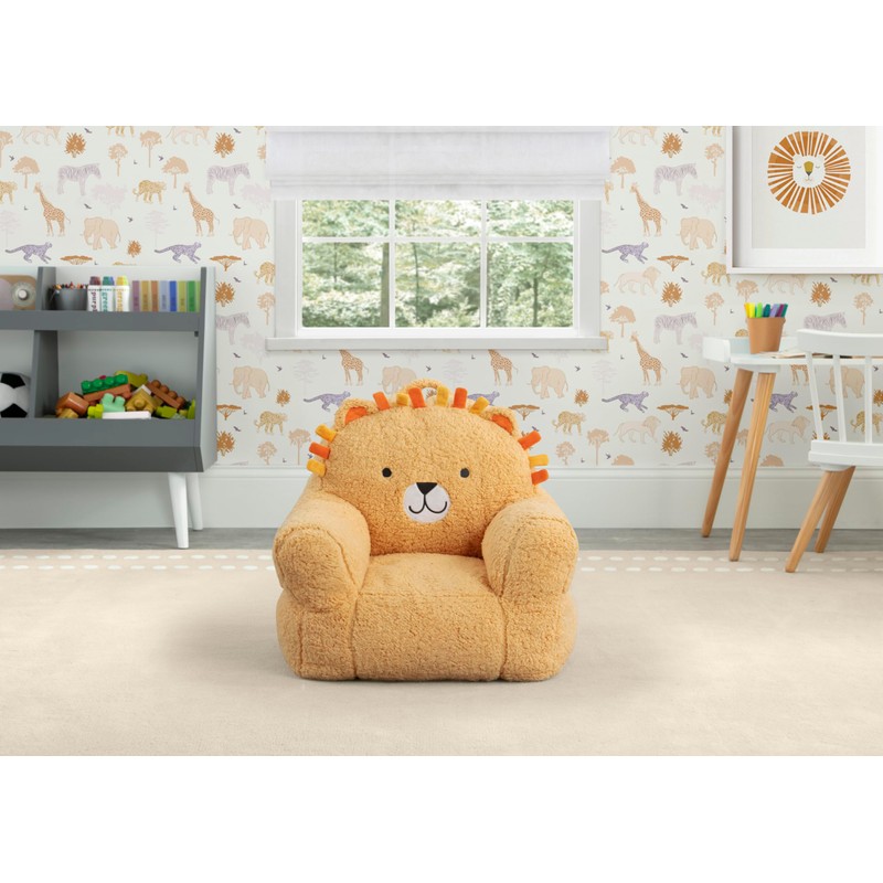 Delta Children Lion Cozee Buddy Chair, Orange