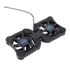 TEHAUX Portable Foldable Laptop Cooler with USB Powered Dual Fans