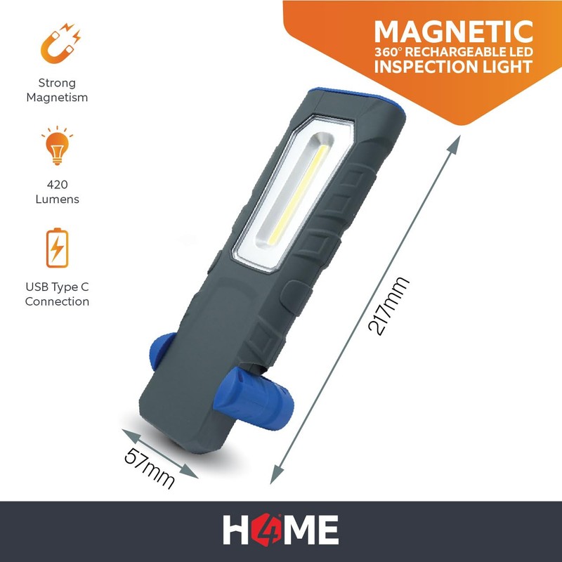 LED Inspection Light with Hanger | Portable LED Worklight with