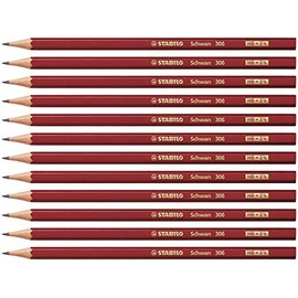 Graphite Pencil - STABILO Swano - Box of 12 - HB