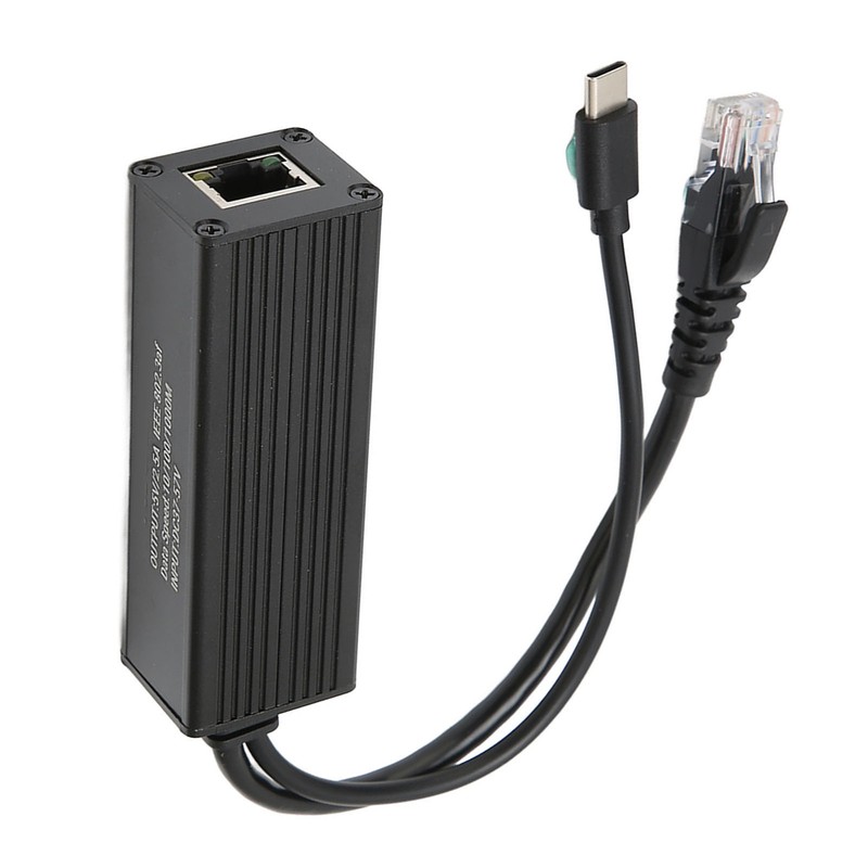 POE Splitter Metal Shell Design 5V 2.5A Type C Interface