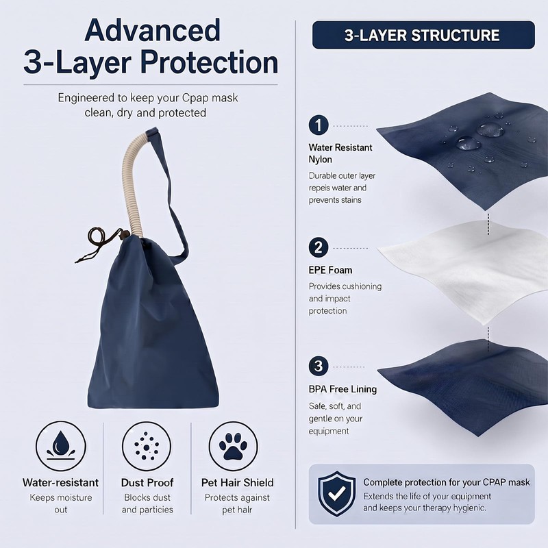 Mask Cover, Protective Dust Cover, Keeps Supplies Clean and Protected,