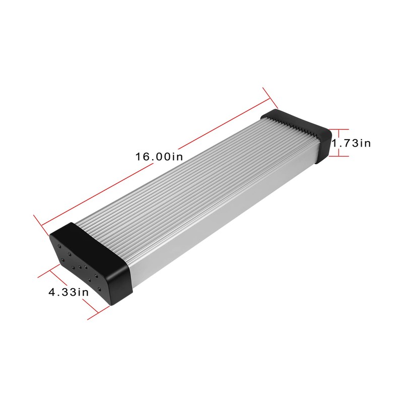 Upgraded 2PCS Aluminum Fender Mounts fit for Boat Trailer Round