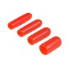 sourcing map 100pcs Round Rubber End Caps Protective Caps 2mm