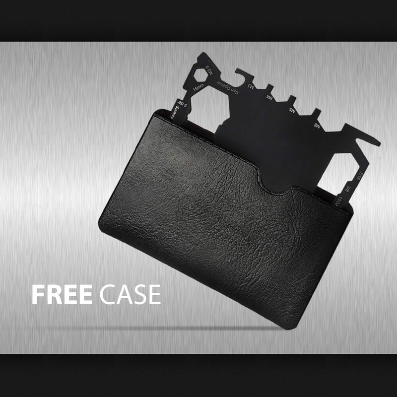 Bascuda® Multi Tool Card Size Gadget Wallet Set | 46