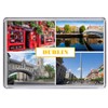 Dublin Ireland Souvenir Acrylic Fridge Magnet (Standard: 70x45mm), (Bul1)