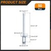 sourcing map 50Pcs 3/16"x5/16" Countersunk Head Blind Rivets, Zinc-Plated Carbon