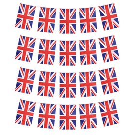 Union Jack Bunting | Union Jack Flag,Pennant UK Flags Banner for Patriotic, Bar, Indoor and Outdoor, International Festival