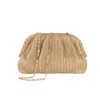 Fecialy Straw Clutch Handbag for Women Summer Beach Bag Dumpling