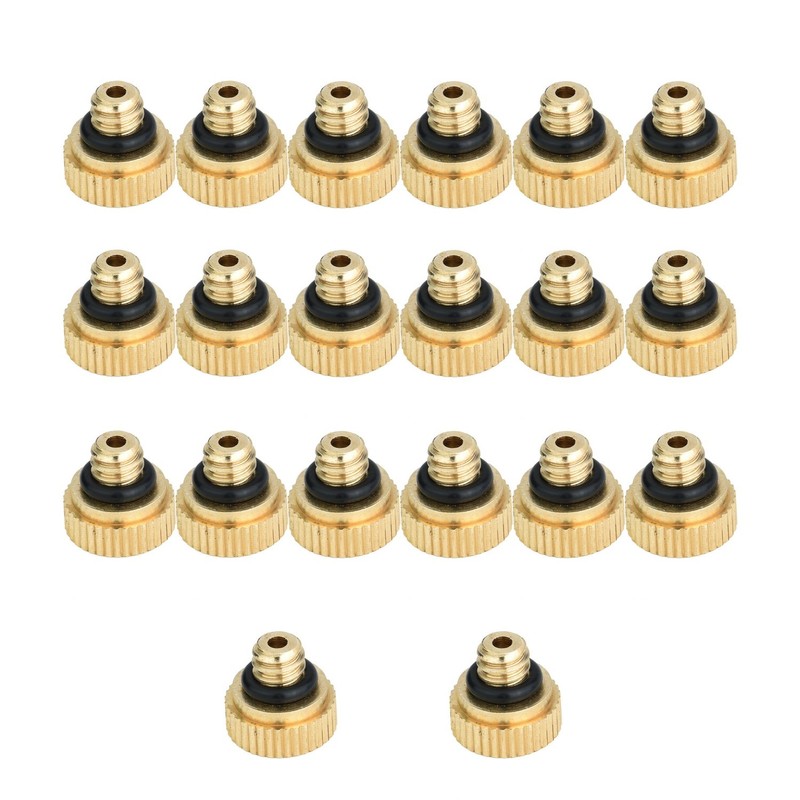 Brass Misting Nozzles for Garden Cooling System 0.012" (0.3 mm)