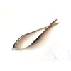 Micro Scissors 4.5" straight Castroviejo stitch cutting embroidery spring action