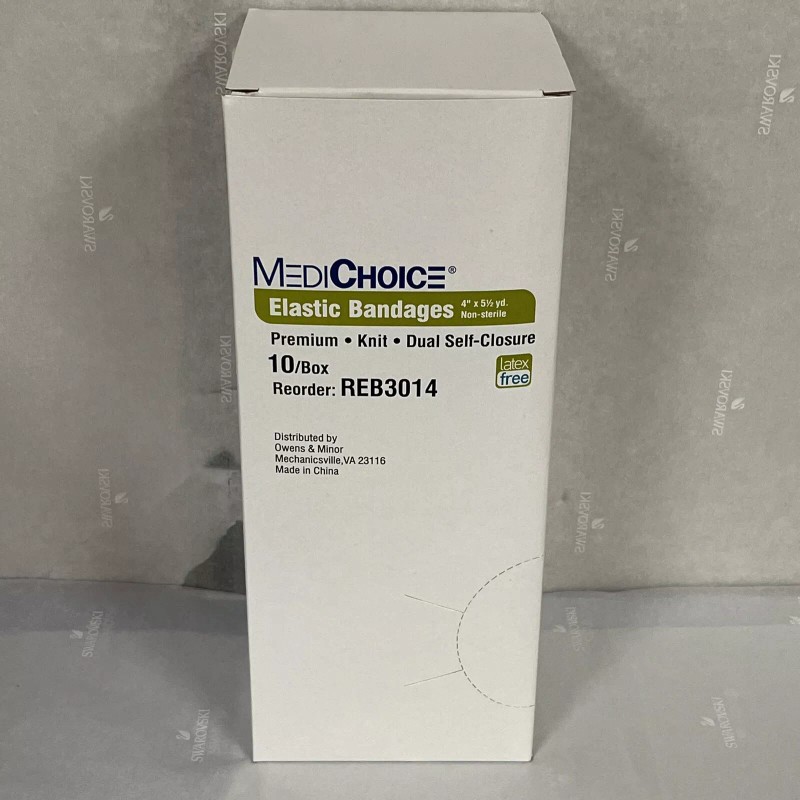 MediChoice #REB3014 Dual Self-Closure Elastic Bandages, 4" x 5.5yd -