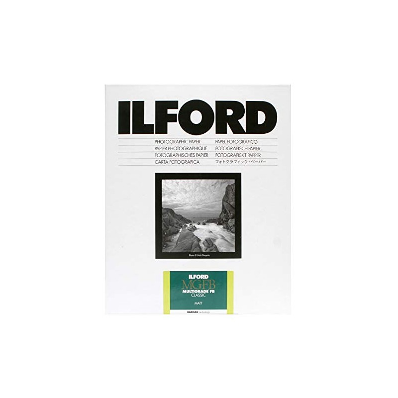 Ilford Papel 8X10 MULTIGRADO Classic Mate 25 Hojas