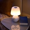 Lunartec Wireless Bedside Lamp: Set of 2 LED Table Lamps,