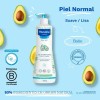Gel De Baño Suave Para Bebe Mustela 750 Ml Piel
