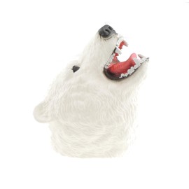 Cute Realistic Lifelike Large Kids Childrens Toddlers Boys Girls Role Play Animal Pet Farm Zoo Safari Wildlife Toy Interactive Games Hand Puppet Handpuppet 3 4 5 6 7 8 9 10 Year Olds (Polar Bear)